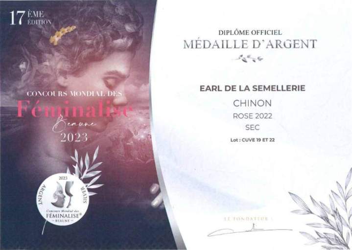 Diplôme officiel – Médaille d’argent