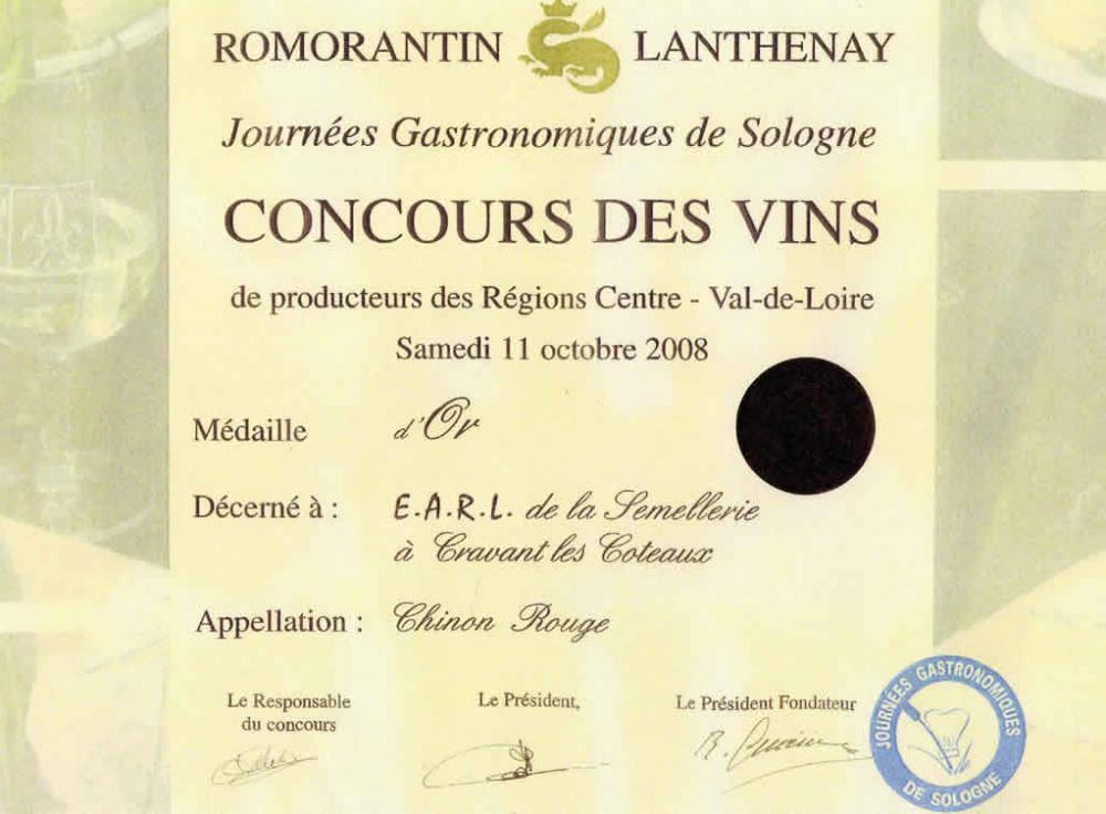Producteur de vin Cravant-les-Côteaux